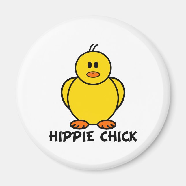 Hippie Chick Magnet (Front)