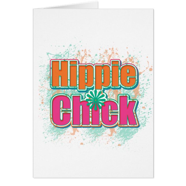 Hippie Chick Paint Splash (Front)