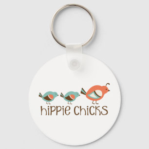 Hippie Chicks Keychain