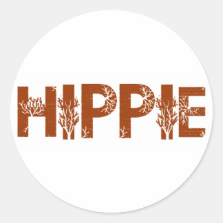 Hippie Classic Round Sticker