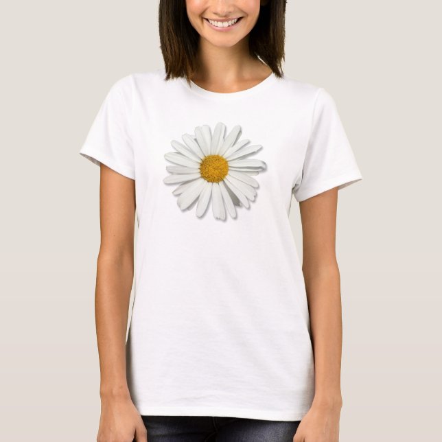 Hippie Daisy Flower Blossom - Trendy Fashion T-Shirt (Front)