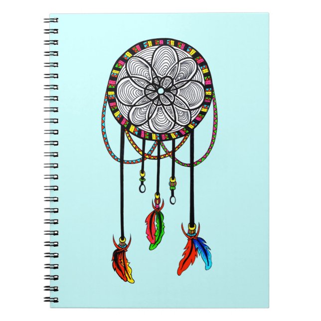 Hippie Dream Catcher Notebook (Front)