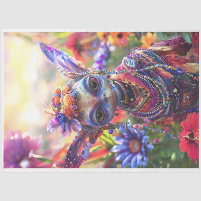 Hippie Fairy Luna Medowlark Decoupage Tissue Paper (Front)