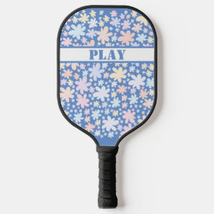 Hippie Flowers are So Groovy Pickleball Paddle