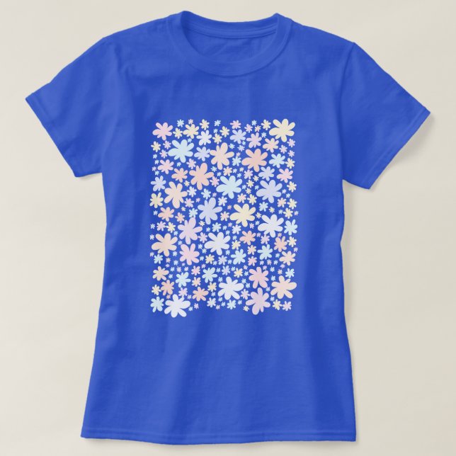 Hippie Flowers are So Groovy T-Shirt (Design Front)