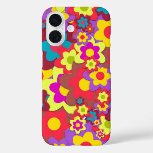 HIPPIE GROOVY FLOWERS IPHONE OTTER BOX CASE