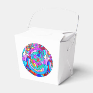 hippie groovy love circle favor box