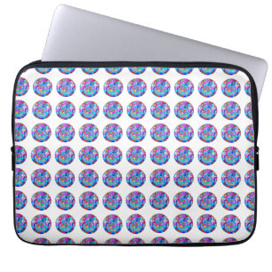 hippie groovy love laptop sleeve