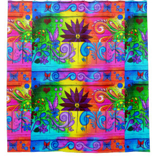 hippie groovy psychedelic design