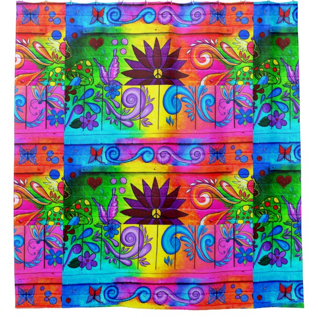 hippie groovy psychedelic design (Front)