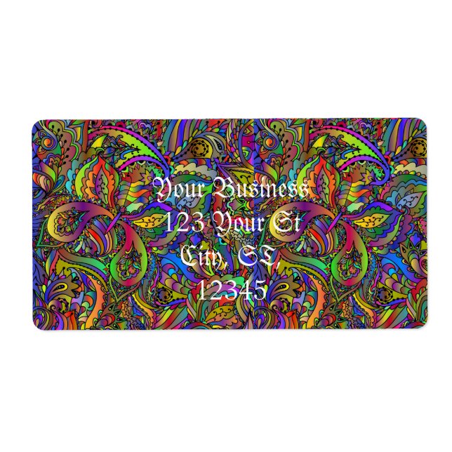 Hippie Groovy Psychedelic Design Thunder_Cove (Front)