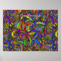 Hippie Groovy Psychedelic Design Thunder_Cove