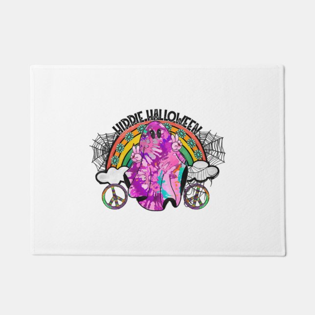 Hippie Halloween    Doormat (Front)