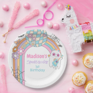 Hippie Halloween  Paper Plate