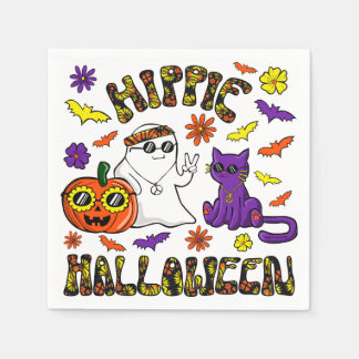 Hippie Halloween Trio Napkins