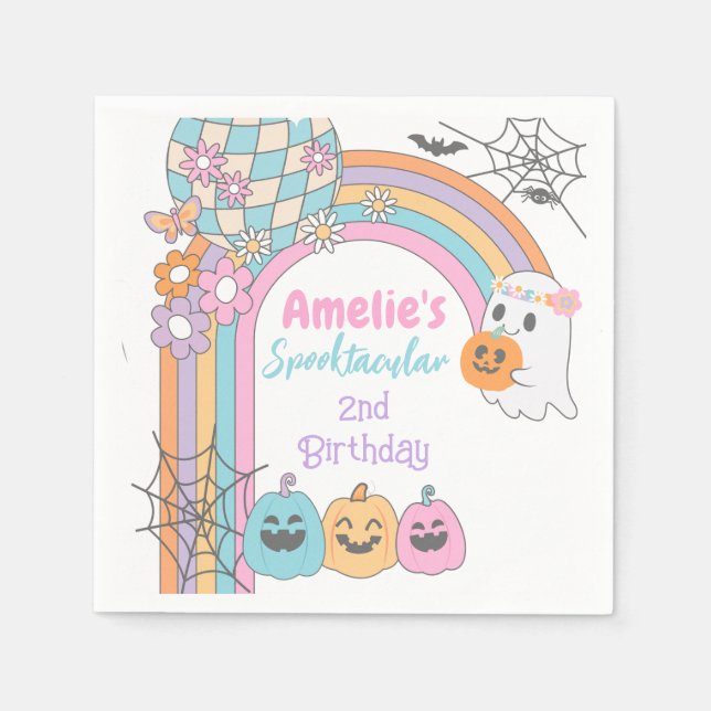 Hippie Hallowen  Napkin (Front)