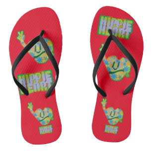 Hippie Heart ICON 2024 BY MASANSER Flip Flops