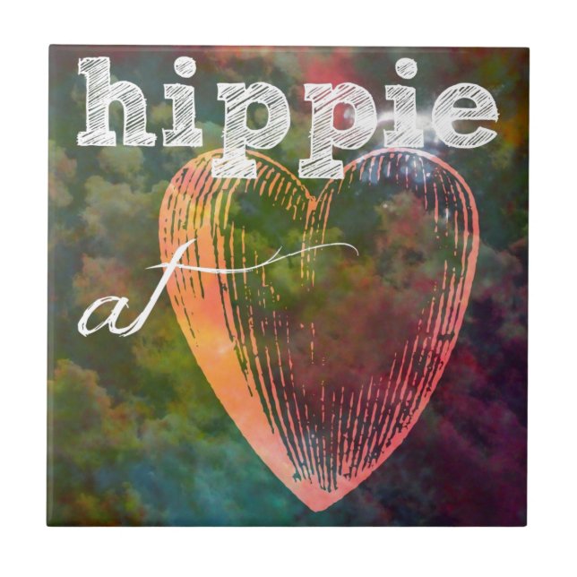 Hippie Heart Tile (Front)