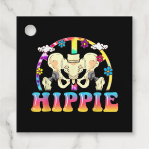 Hippie Hip Replacement Joint Surgery Funny Favour Tags