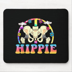 Hippie Hip Replacement Joint Surgery Funny Mouse Pad