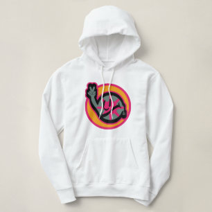 HIPPIE ICON flowers FACE 2023 BY MASANSER Hoodie