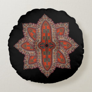 Hippie Indian Style Round Pillow