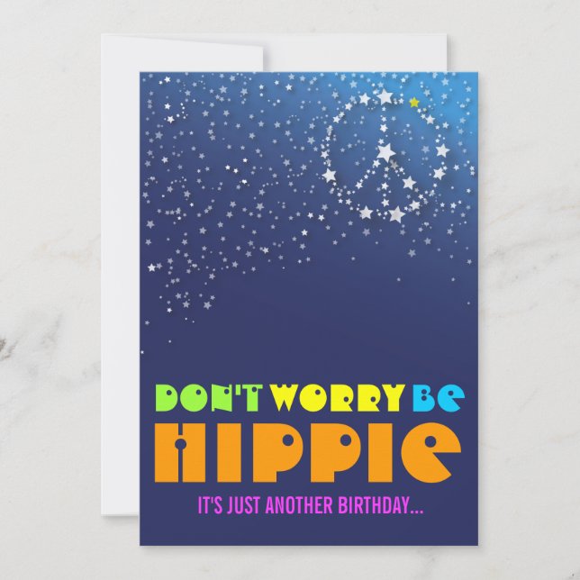 Hippie : Invitations du 30e anniversaire du Parti  (Devant)
