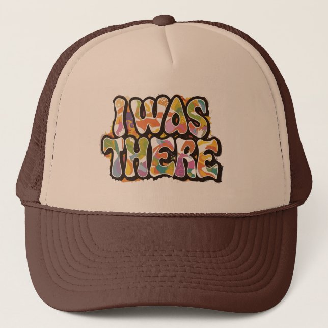 Hippie Journey Trucker Hat 'I Was There' (Front)
