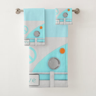 Hippie Love Bus Towel Set