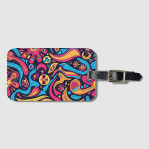 Hippie Luggage Tag