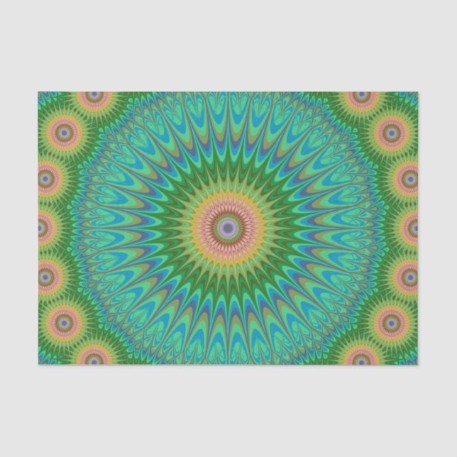 Hippie mandala tissue paper (Front)