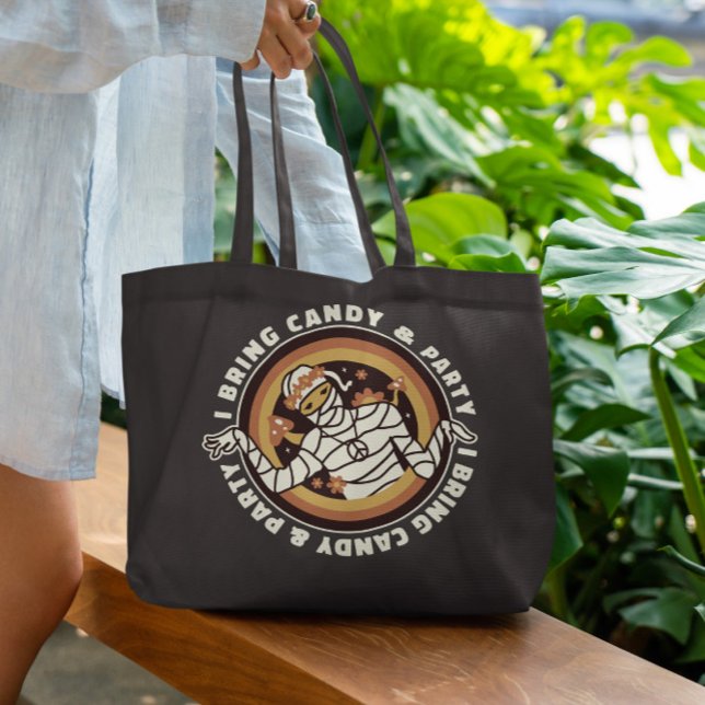 Hippie Mummy Tote Bag (Creator Uploaded)