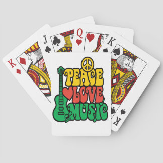 Hippie Peace Love Playing Cards