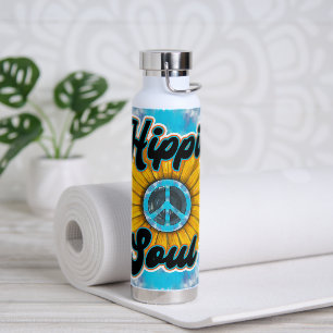 Hippie Peace Tie Dye Soul Tumbler Bottle