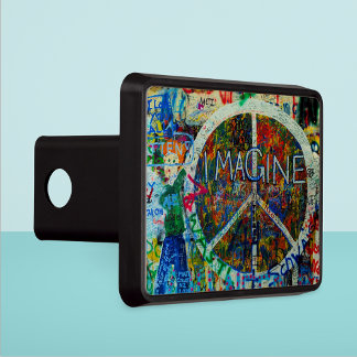 Hippie Peace Trailer Hitch Cover