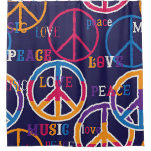 Hippie Peace: Vibrant Symbol Design.