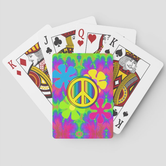Hippie  playing cards (Back)
