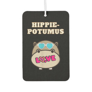 Hippie Potumus Baby Hippopotamus Lover Air Freshener
