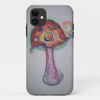 Hippie psychédélique de coque iphone de champignon