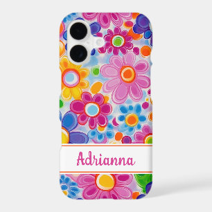 Hippie Rétro Groovy Floral Personnalisé