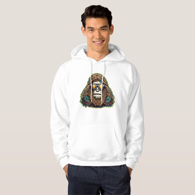 Hippie Sasquatch Hoodie (Front Full)