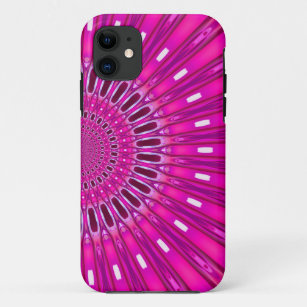 Hippie-scopes Tie Dye Pink Modern Batik iPhone 11 Case