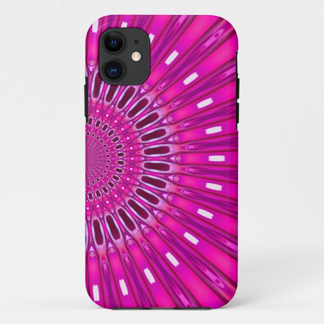 Hippie-scopes Tie Dye Pink Modern Batik Case-Mate iPhone Case (Back)