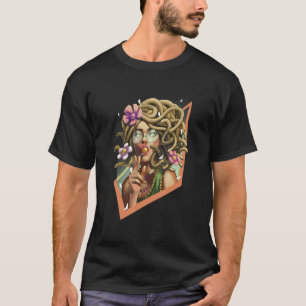 Hippie Snakes Greek Mythology Fantasy Glasses Anci T-Shirt