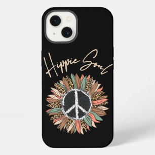Hippie Soul Peace Sign Sunflower iPhone 13 Case