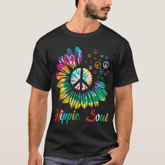 Hippie-Soul-Sunflower-Tiedye-60s- T-Shirt