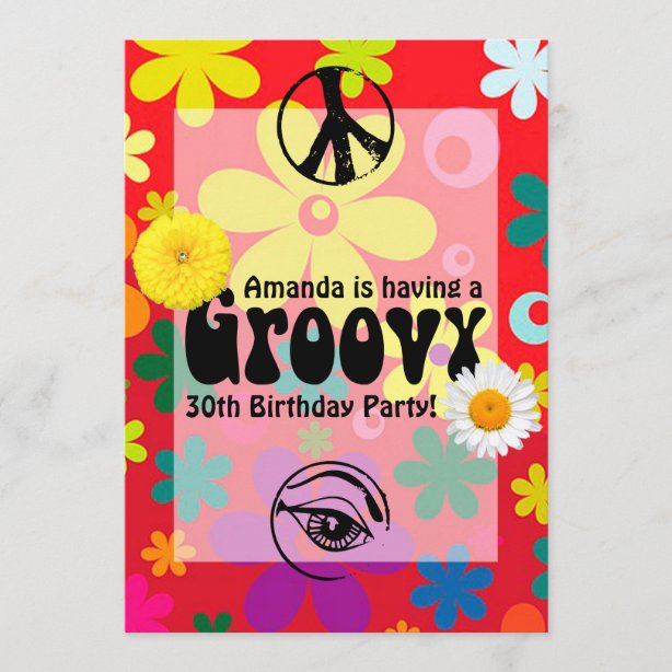Hippie Invitations | Zazzle CA