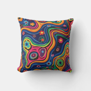 Hippie Throw Pillow