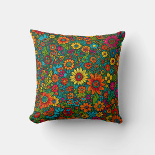 Hippie Throw Pillow
