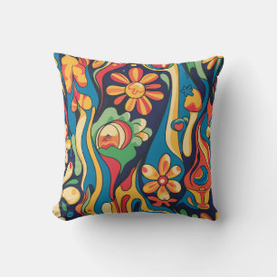 Hippie Throw Pillow